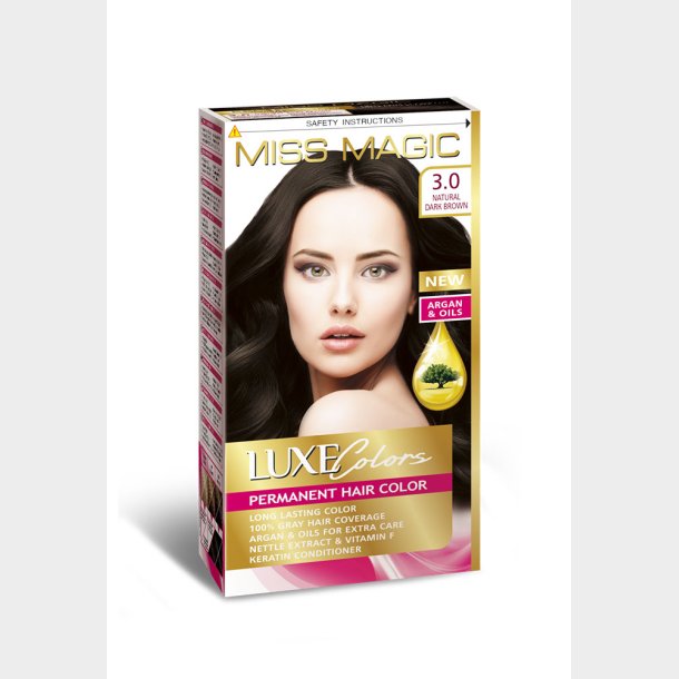 Naturlig Mrke Brun Hrfarve