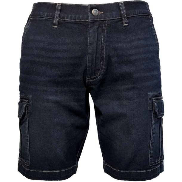 Emeri Denim Cargo Shorts Stretch