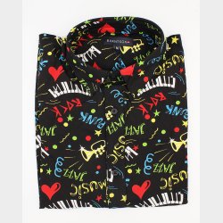 Punk Rock Jazz Hawaii Skjorte K/