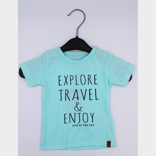 Udforsk, Rejd og Nyd Baby T-Shirt