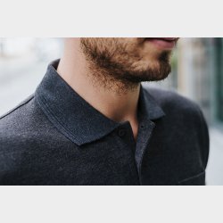 Lyon Unisex Polo M/Brystlomme