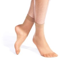 5-Pak Solbrun Nylon Strmpe