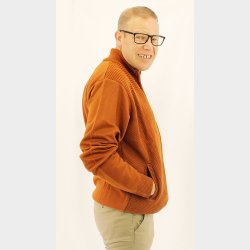 Rib Strik Cardigan