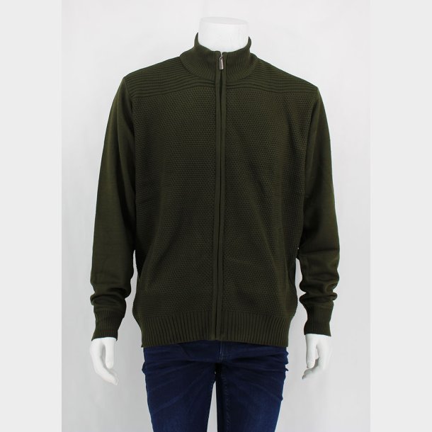 Rib Strik Cardigan