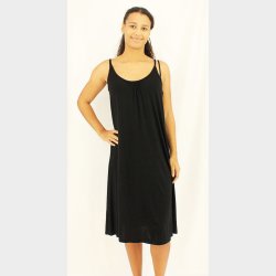 Brit Bambus Strop Kjole