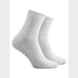 Anti-slip Kort Str�mpe M/Bl�d Manchet