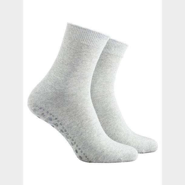 Anti-slip Kort Str�mpe M/Bl�d Manchet