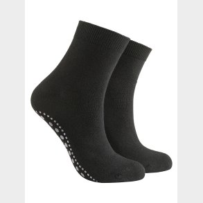 Anti-slip Kort Str�mpe M/Bl�d Manchet