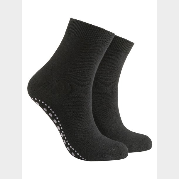 Anti-slip Kort Str�mpe M/Bl�d Manchet