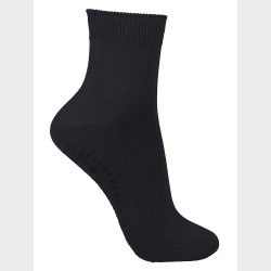 Anti-slip Kort Str�mpe M/Bl�d Manchet