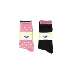 8-P Lilla/Pink Pige Strmper