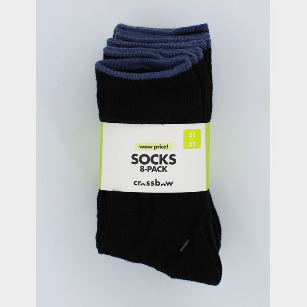 8-P Grn/Bl Drenge Strmper