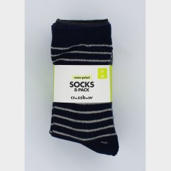 8-P Grn/Bl Drenge Strmper