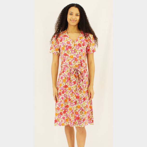 Regitse Blomstret Kjole