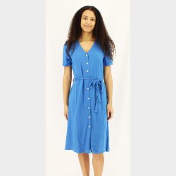 Regitse Ensfarvet Kjole