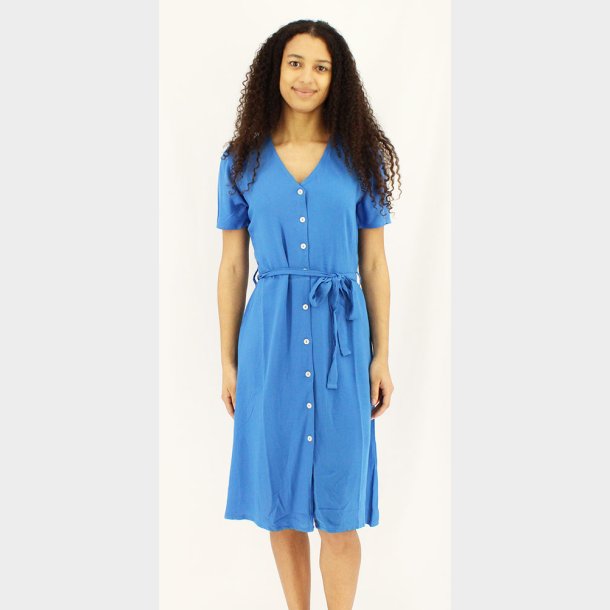 Regitse Ensfarvet Kjole