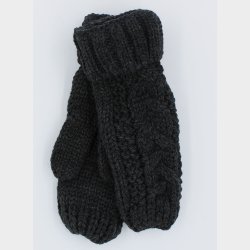 Mnstret Strikket Vanter