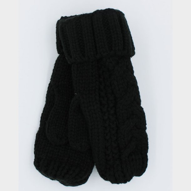 Mnstret Strikket Vanter