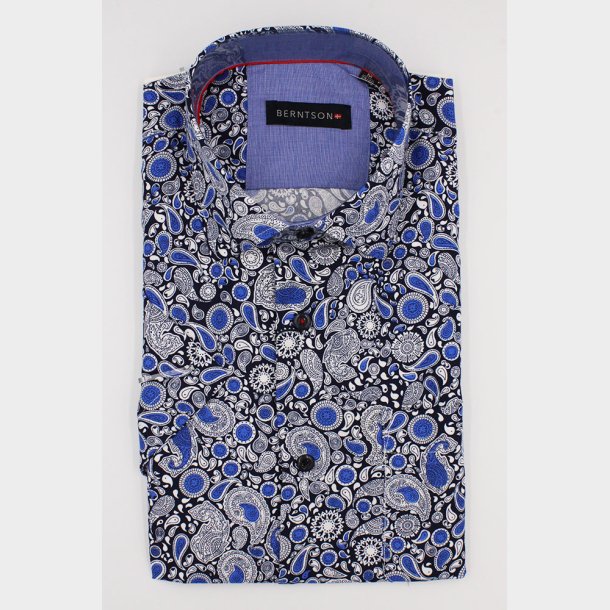 Paisley Skjorte K/