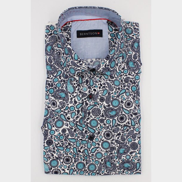 Paisley Skjorte K/