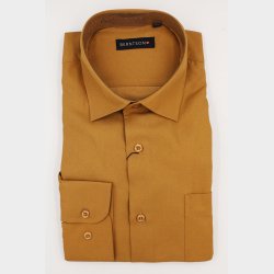 Solid Strygefri Skjorte L/ (10 Farver)