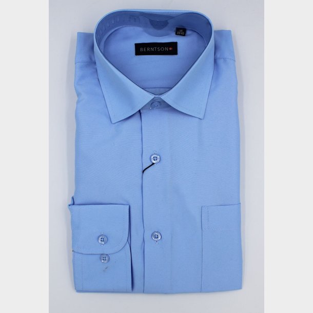 Solid Strygefri Skjorte L/ (10 Farver)