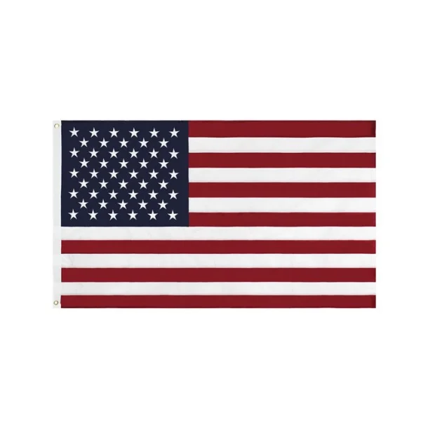 Broderet USA Flag Stor 152cmx244cm (5x8feet)