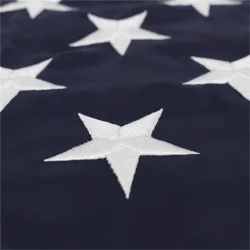 Broderet USA Flag Stor 152cmx244cm (5x8feet)