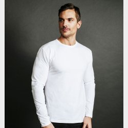 Chania Herre Langrmet T-Shirt