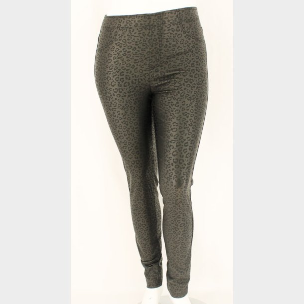 Aleia Plus Leo Coated Leggings