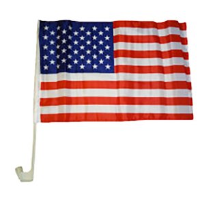 Bilflag USA 30x40cm
