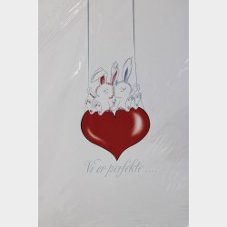 Kmpe Kort Vi Er Perfekte.... Sammen