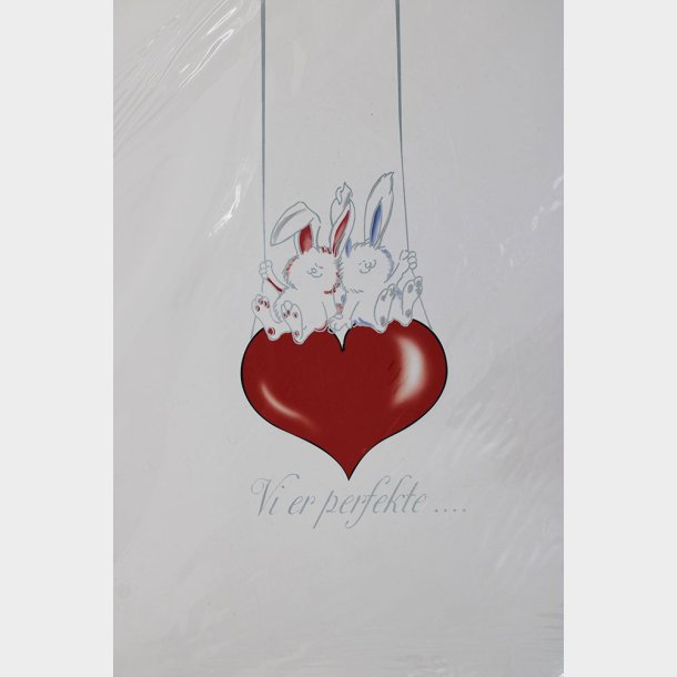 Kmpe Kort Vi Er Perfekte.... Sammen