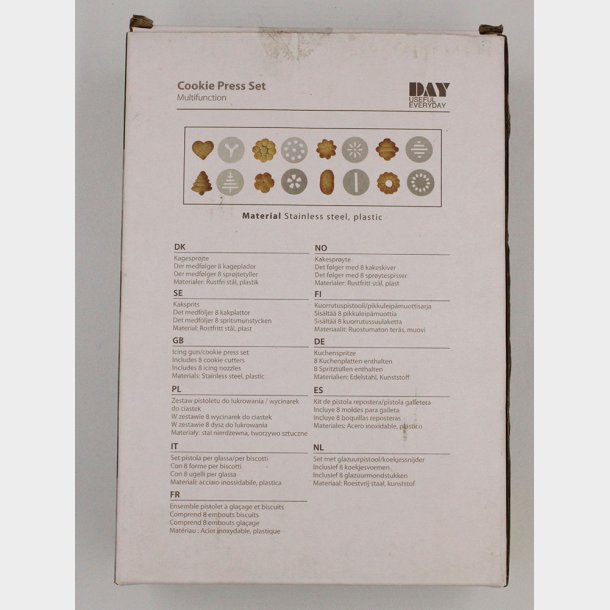 Day Cookie Press Set