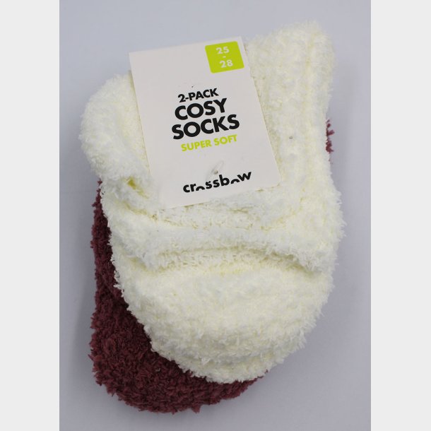 2-P Brne Cosy Chenille Strmper