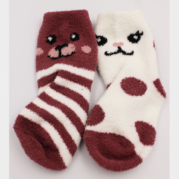 2-P Brne Dyre Chenille Strmper