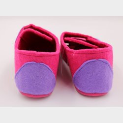 Filt Hjemmesko m. Velcro