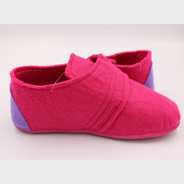 Filt Hjemmesko m. Velcro