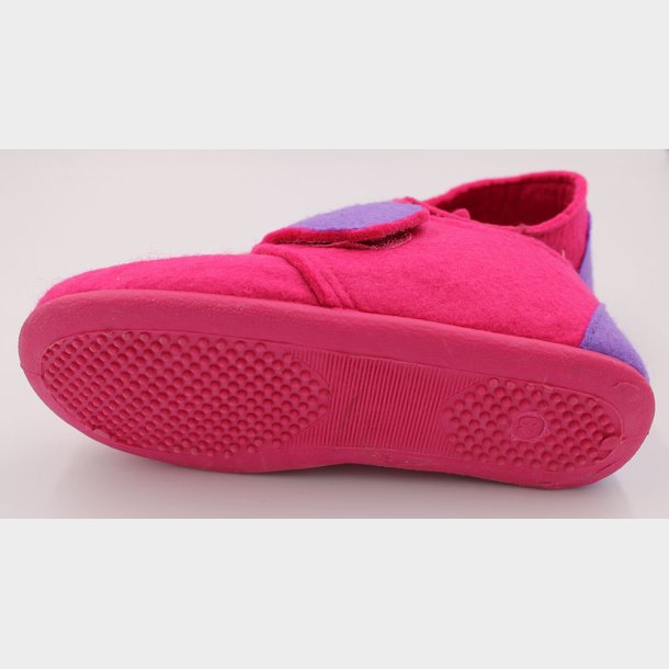 Filt Hjemmesko m. Velcro
