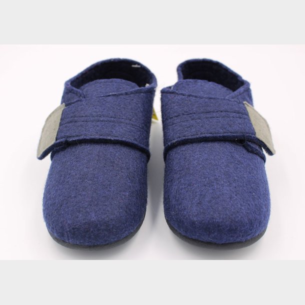 Filt Hjemmesko m. Velcro