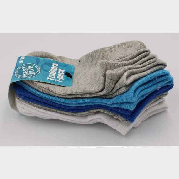 7-Pak Brne Ankelstrmper