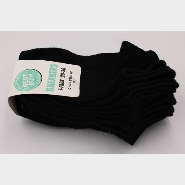 7-Pak Brne Ankelstrmper