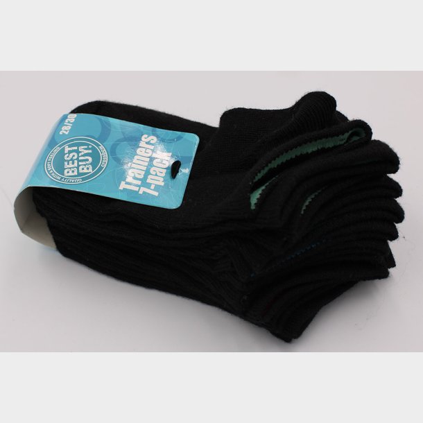 7-Pak Brne Ankelstrmper