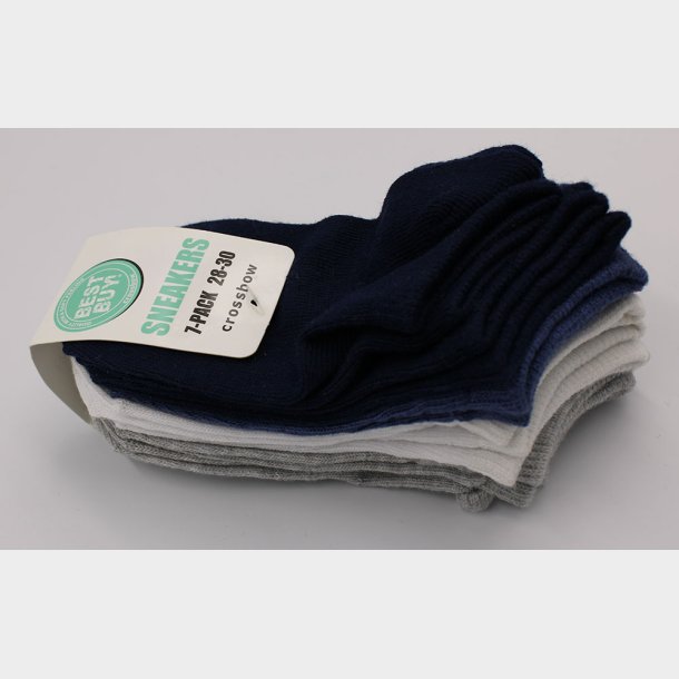 7-Pak Brne Ankelstrmper