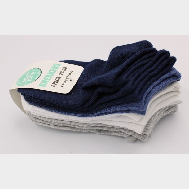 7-Pak Brne Ankelstrmper