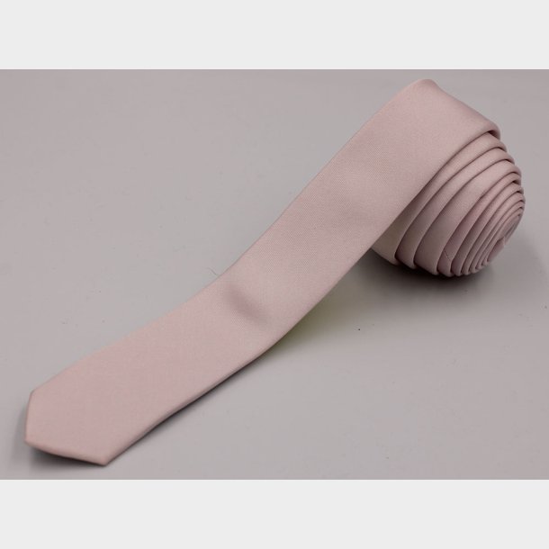 Zakarias Ensfarvet Slips Smal