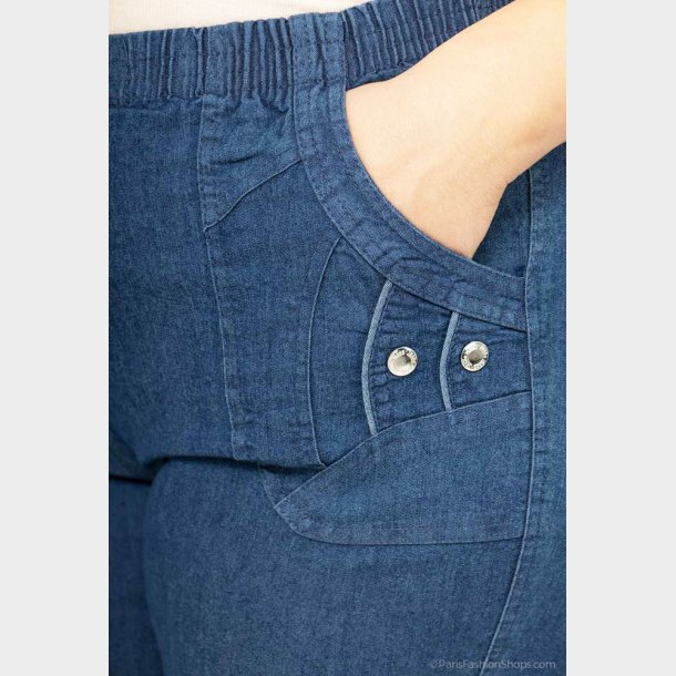 Else Capri Bingo Denim