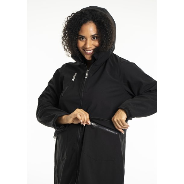 Lotte Softshell Ensfarvet Jakke