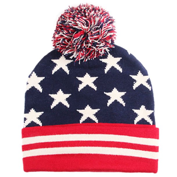 USA Strikket Hat