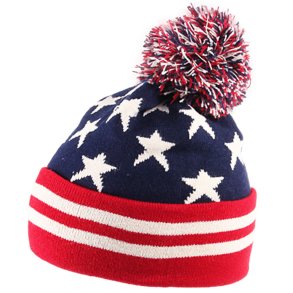 USA Strikket Hat